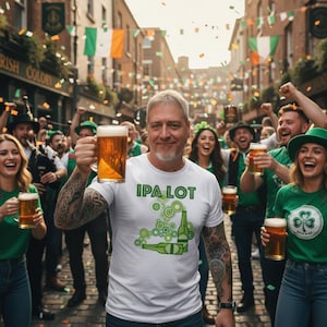 Maglietta I Pee A Lot IPA, maglietta divertente per gli amanti della birra