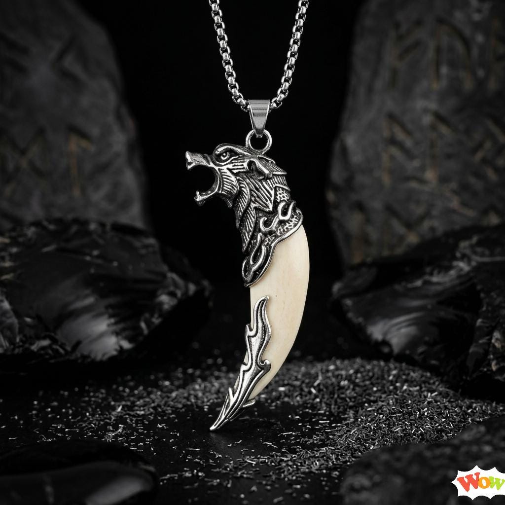 Real wolf fang - Etsy 日本