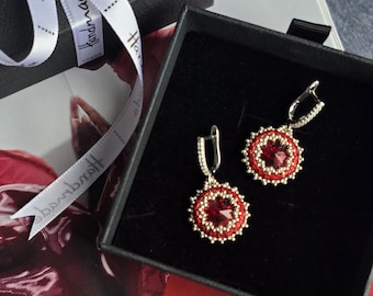 Ohrringe „Leidenschaft“ – Roter Schmuck – Geschenk für Frauen