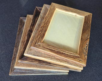 Marco de fotos de madera recuperada hecho a mano: auténtica artesanía de madera de Allgäu de alta calidad | regional, sostenible, individual