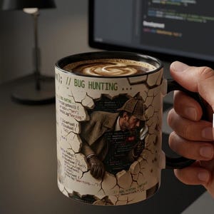 May include: A set of three ceramic mugs with a speckled, matte finish. The mugs are in shades of cream, light brown, and dark brown. Each mug has a simple, minimalist design, perfect for coffee or tea.