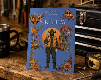 Funny Hunter Birthday Card Printable | Harvest Autumn Hunting Card | Digital Download | Instant Download | Outdoorsman Birthday Card