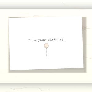 Funny Birthday Card | Minimalist Birthday | Dry Humor Card | Sarcastic Birthday | I Got You a Card | Deadpan Humor | Printable PDF