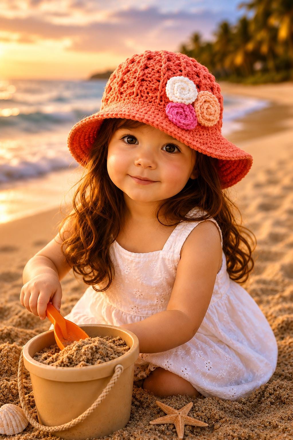 Baby Sun Hat Crochet