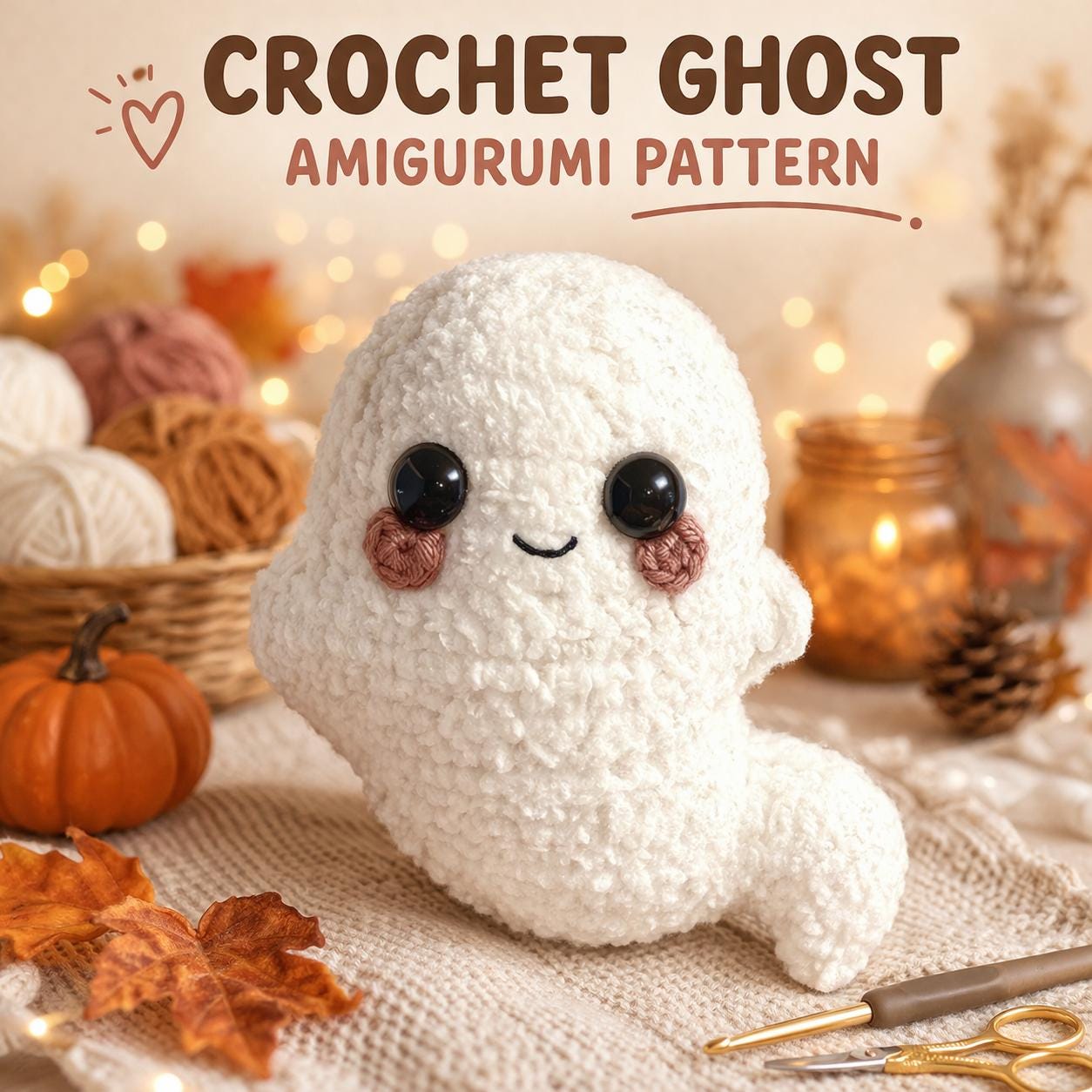 39 Ghost Crochet Patterns for Halloween: Spooky-Cute Amigurumi, Keychains, Bags, and Decor 27 Ghost Crochet Pattern Cute Ghost Amigurumi