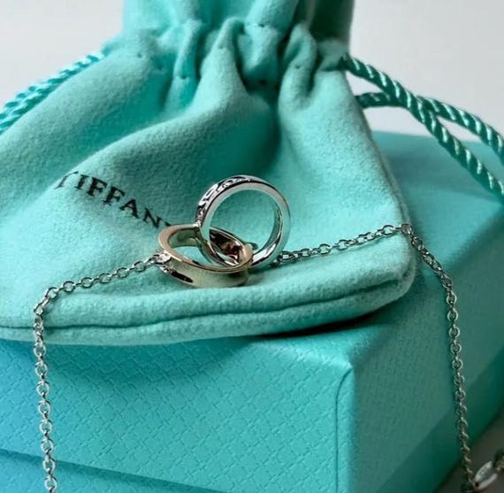 Authentic Tiffany & Co. Interlocking Circles Brac… - image 1