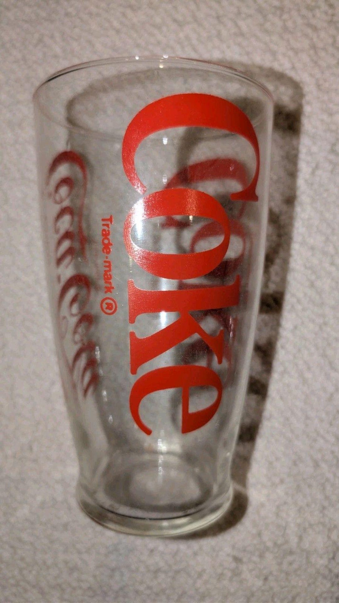 Vintage Collectable Coca-cola Drinking Glass - Etsy