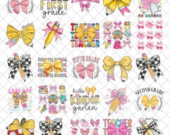 Fiocco a matita con civetta per insegnante Png, Design per insegnante di ritorno a scuola, Design per maglietta per insegnante, Ritorno a scuola, Primo giorno di scuola Png Sublimazione