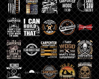 Pacchetto PNG carpentiere, Pacchetto PNG falegnameria, Citazioni carpentiere PNG, Cricut carpentiere PNG, Riparatore PNG, Tuttofare PNG, Boscaiolo PNG