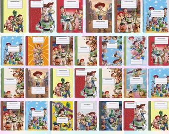Toy Composition Notebook cover, Story Lets play, Personalized Design for Kids, You Got a friend in me