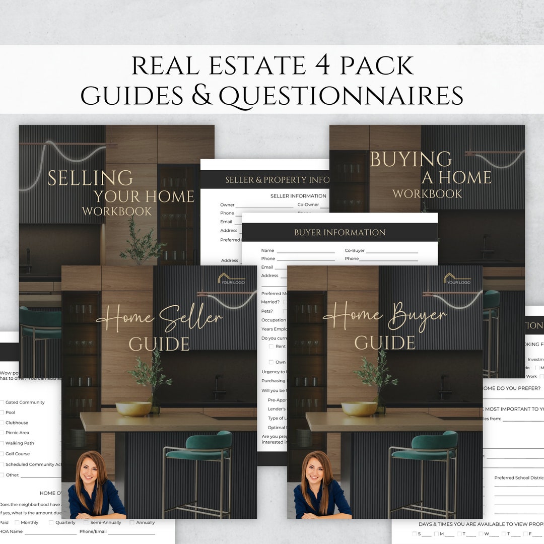 Luxury Real Estate Templates Bundle, Homebuyer Guide, Seller Guide ...