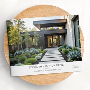 Real Estate Brochure Template, Luxury Property Listing Booklet, Realtor Brochure Canva Template, Modern Property Presentation Brochure
