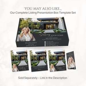 Luxury Real Estate Listing Brochure, 4 Page Modern Real Estate Flyer, Luxury Real Estate Marketing, New Listing Property Brochure Template bild 10
