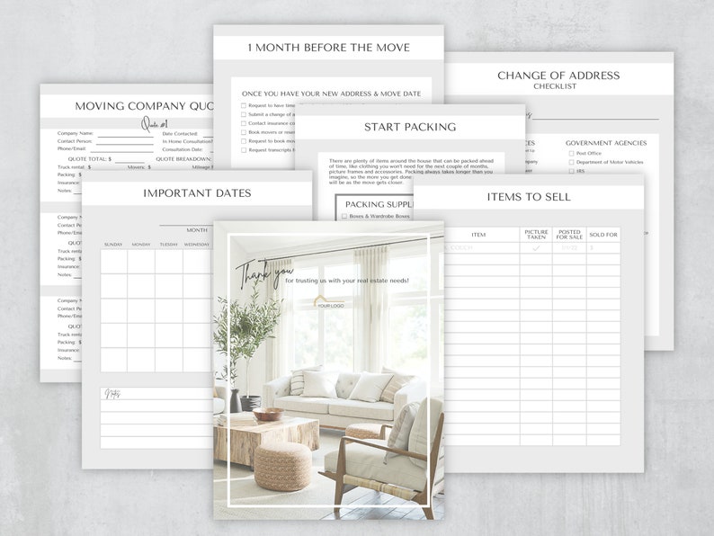 Buyer Moving Checklist & Seller Moving Checklists