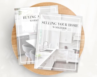 Buyer & Seller Questionnaire Real Estate, Agent Questionnaire, Buyer Packet and Pre-Listing Packet, Selling Your Home Workbook Templates