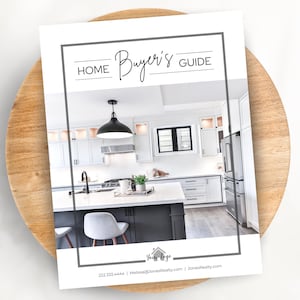Real Estate Buyer Guide, Home Buying Process, Realtor Buyer Packet, Buyer Presentation, Real Estate Template Buyers Guide