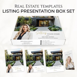 Real Estate Pre-Listing Templates: Box Design, Seller Guide, Questionnaire & Brochures, Luxury Real Estate Marketing, Listing Presentation