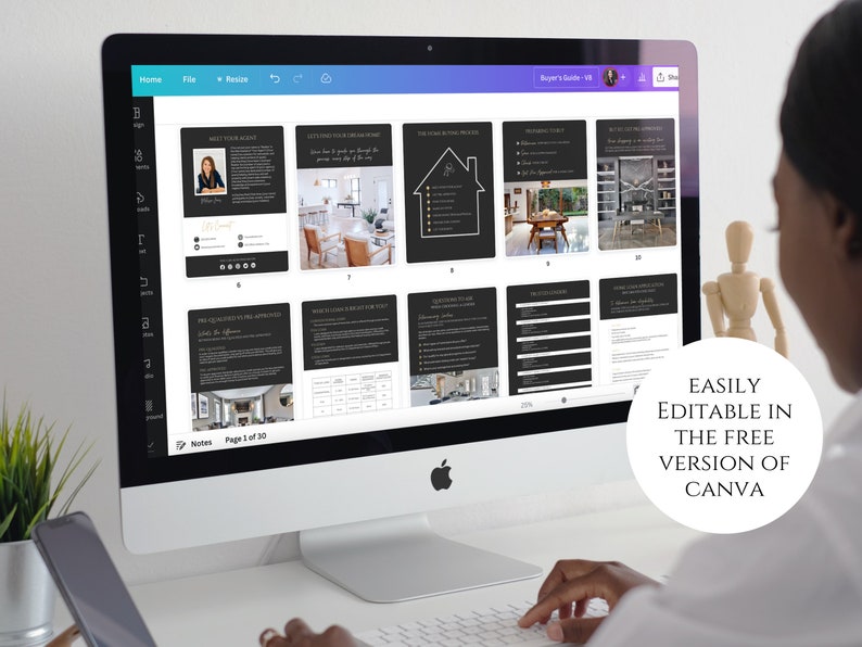 Editable Canva template