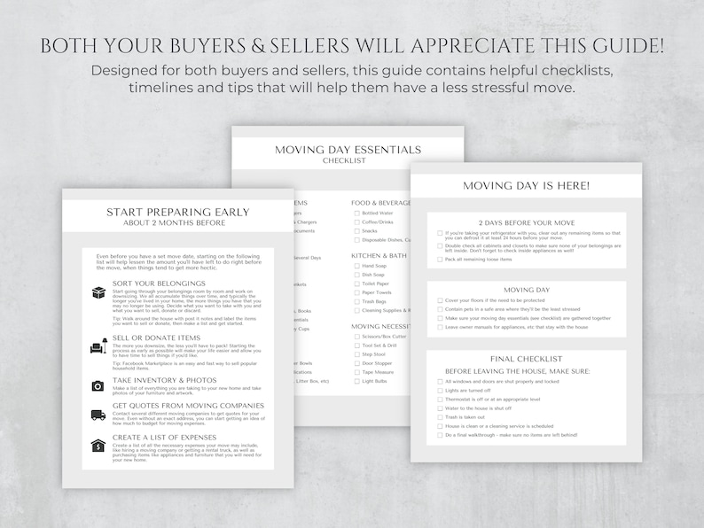 Moving Checklist Planner