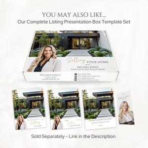 Modern Real Estate Property Brochure, Luxury Listing Brochure Canva Template, 4 Page Property Flyer, For Sale Flyer, Real Estate Marketing image 9