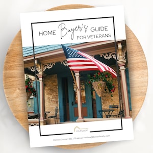 VA Home Buyer's Guide: Real Estate Template for Veterans (Canva)
