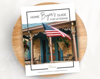 VA Home Buyer's Guide: Real Estate Template for Veterans (Canva)