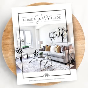 Listing Presentation for Real Estate, Sellers Guide, Realtor Listing Packet, Real Estate Marketing Seller Presentation, PreList Packet