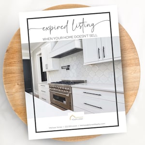 Expired Listing Presentation, Real Estate Agent Canva Template