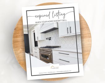 Expired Listing Presentation, Real Estate Agent Canva Template
