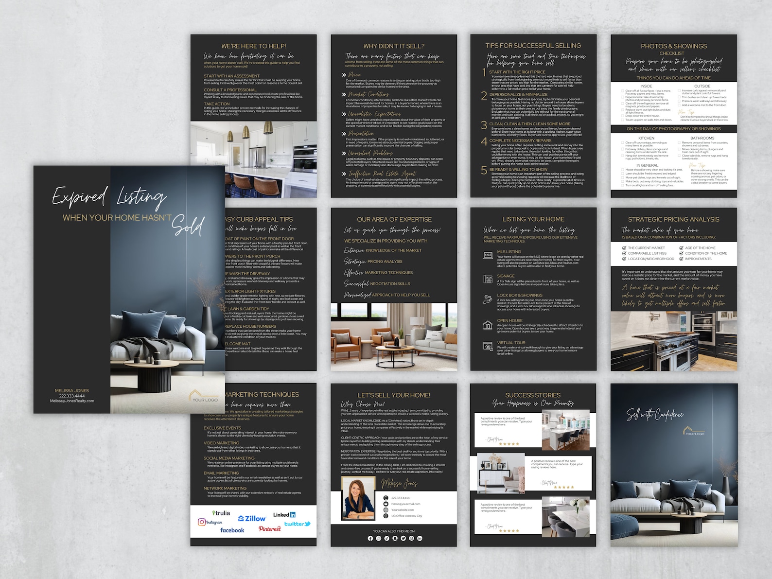 Expired Listing Packet.pdf Expired Listing Packet, Expired Real Estate Listings Template, Realtor ...