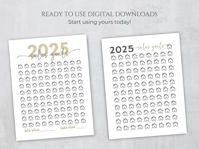 Sold Goal Chart 100 Houses Goal Tracker Chart, Real Estate Goal Tracker, Real Estate ...