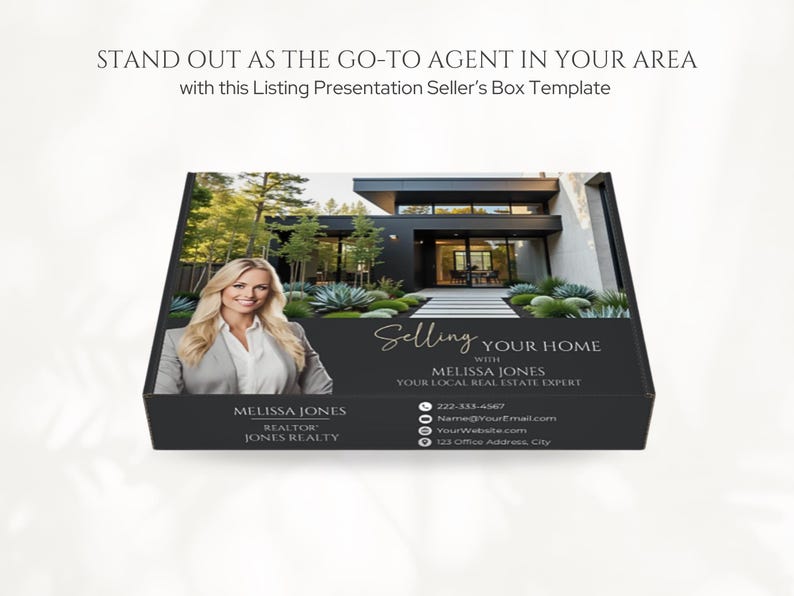 Pre Listing Presentation Box Template, Modern Real Estate Box, Luxury ...