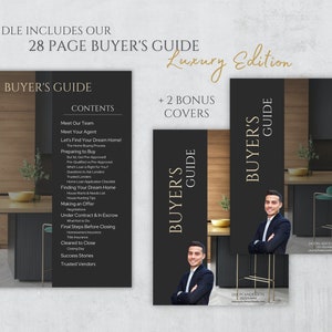 Luxury Seller Guide and Buyer Guide Bundle, Real Estate Templates Buyer ...
