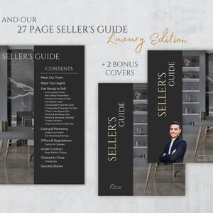 Luxury Real Estate Seller Guide, Black & Gold
