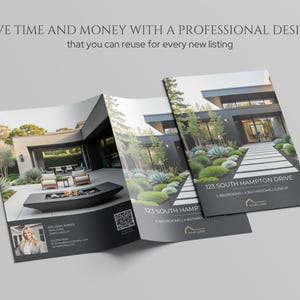 Luxury Real Estate Listing Brochure, 4 Page Modern Real Estate Flyer, Luxury Real Estate Marketing, New Listing Property Brochure Template bild 7
