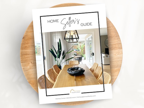 List Presentation for Real Estate, Sellers Prelisting Packet, Home Seller Guide, Listing Presentation Template Canva, Realtor Prelist Packet