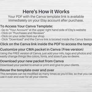 CMA Real Estate Template, Comparable Market Analysis Packet, Prelist Packet, Appraisal Packet, Seller Packet Insert, List Presentation image 6