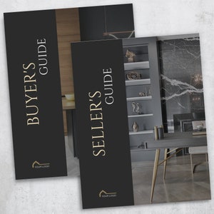 Luxury Seller Guide and Buyer Guide Bundle, Real Estate Templates Buyer Presentation & Listing Presentation, Realtor Buyer and Seller Packet