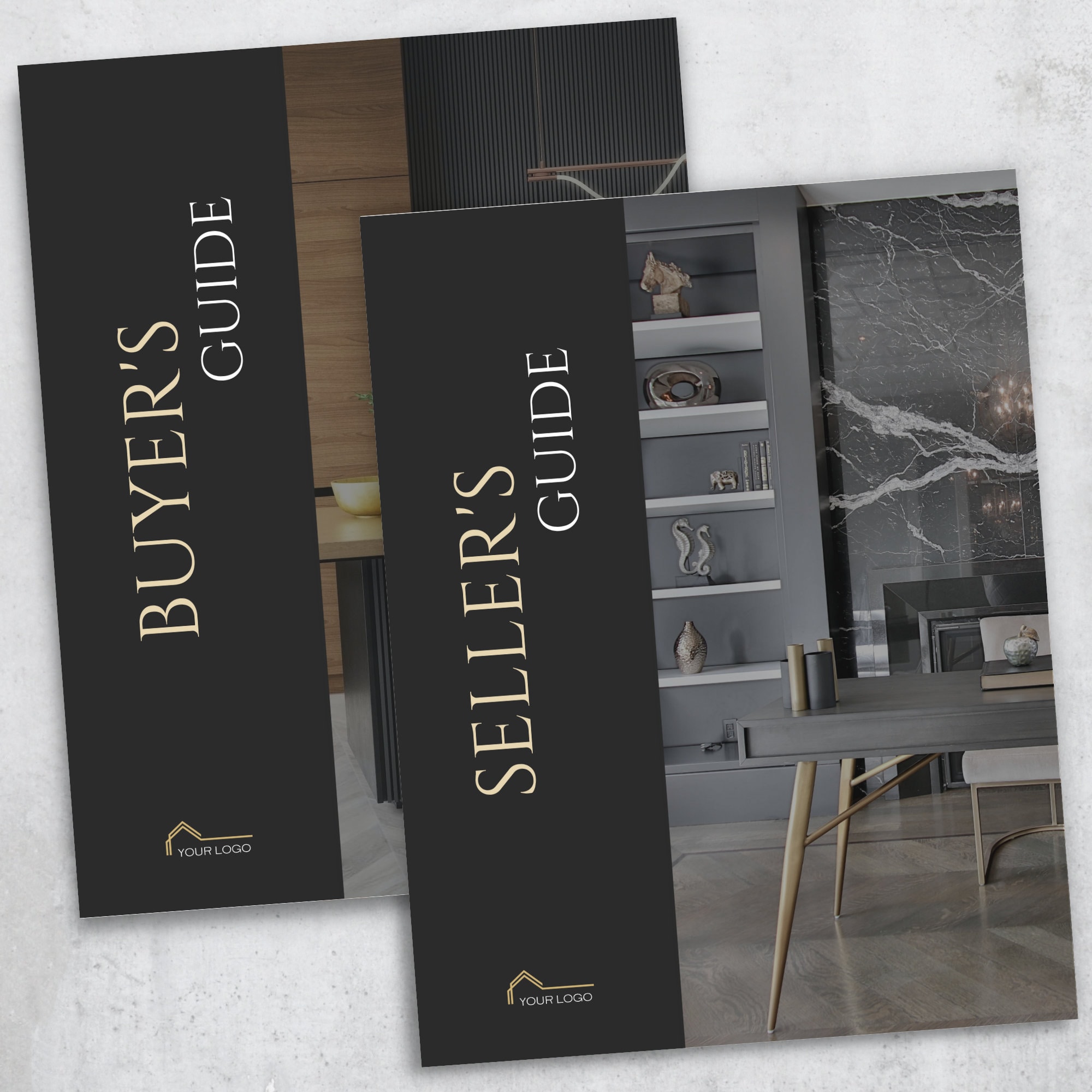 Luxury Seller Guide and Buyer Guide Bundle, Real Estate Templates Buyer Presentation & Listing Presentation, Realtor Buyer and Seller Packet