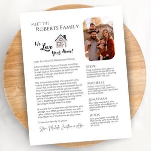 Real Estate Letter to Seller Template, Home Offer Letter, Home Buyer Letter, Dear Seller, We Love Your Home, House Offer Letter Canva