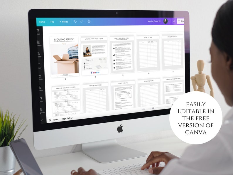 Real estate Canva template