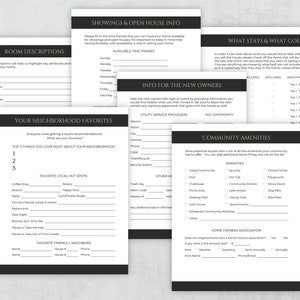 Inmate Property Intake Form Real Estate Seller Information Sheet, Listing Packet, Seller’s Property ...