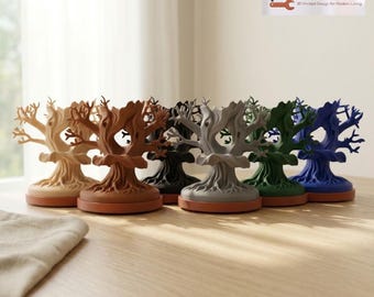 Soporte giratorio para teléfono con forma de árbol / Soporte giratorio de 360° para smartphone con forma de bonsái / Accesorio de escritorio impreso en 3D / Decoración de oficina inspirada en la naturaleza de Hacking Home