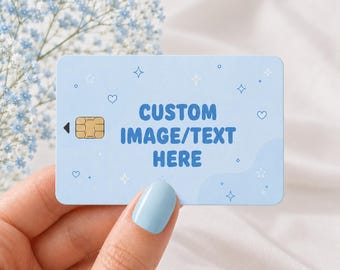 Custom Credit Card Skin, Personalized Vinyl Bank Card Stickers Waterproof