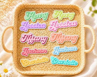Personalized Name Sticker, Waterproof Vinyl Decals