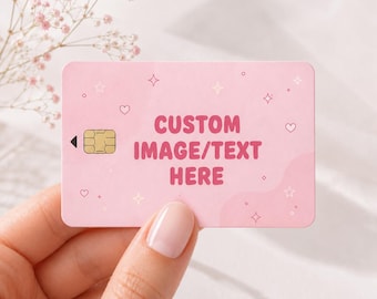 Custom Credit Card Skin, Waterproof Bank Card Stickers, Personalized Vinyl Card Wraps