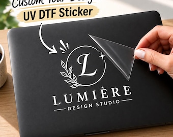 Custom Logo UV DTF Stickers, Waterproof Transfers Decals, Full Color Sticker