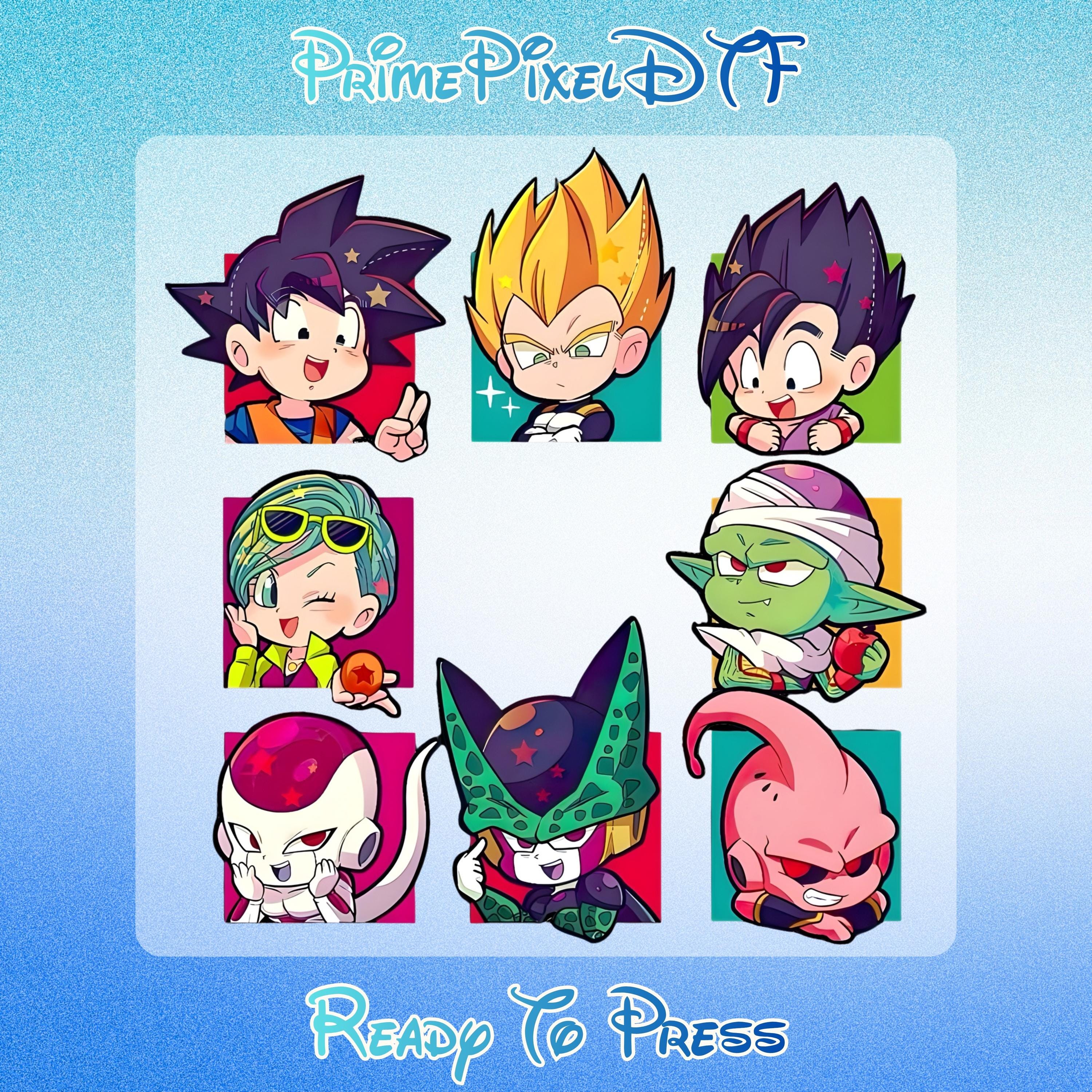 Dtf Dragon Ball Z Prints - Etsy