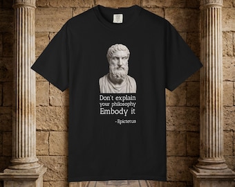 Epictetus Quote T-Shirt | Stoic Philosophy Graphic Tee