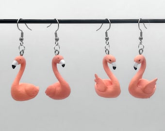 Pink Flamingo Earrings